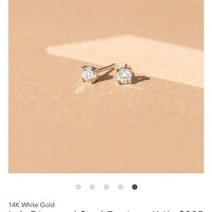 14K White Gold
Lab Diamond Stud Earrings (1/6 ct. tw.)